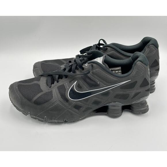 Y2K Nike 2011 Shox Turbo 454166-001 Black Running Shoe Sneaker Size 12 main image 8